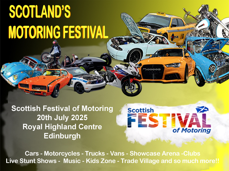 Scottish Festival of Motoring Sunday 20th July 2025