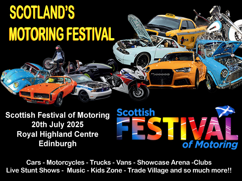 Scottish Festival of Motoring Sunday 20th July 2025